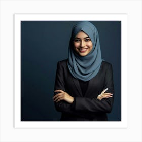 Muslim Businesswoman Art Print
