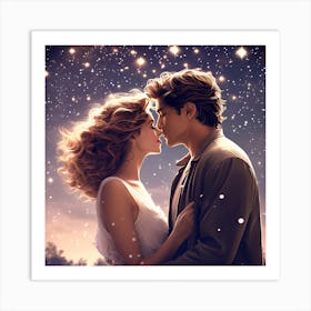 Couple in love Art Print