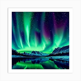 Aurora Borealis Art Print