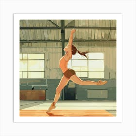 Ballet Dancer 1 Art Print