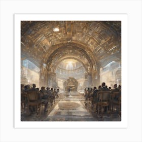 Christian Cathedral Art Print