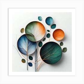 Spheres in nature Art Print