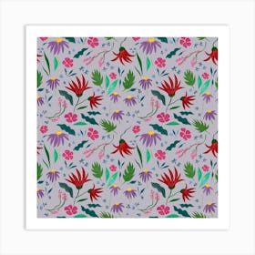 Floral Pattern 3 Art Print