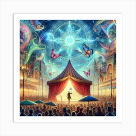 Circus Tent Art Print