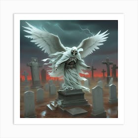 Angel Of Death 8 Art Print