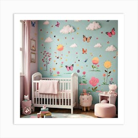 Baby Nursery Wall Decals Art Print