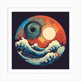 Great Wave 8 Art Print