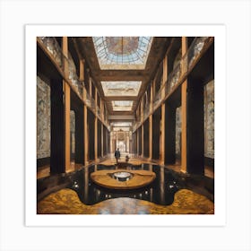 Dali Meets Escher 36 Art Print