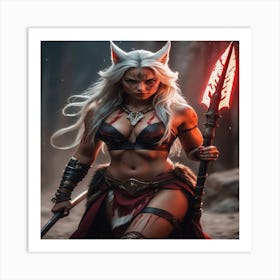 Sexy Warrior Art Print