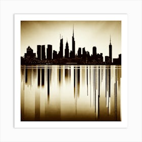 New York City Skyline 56 Art Print