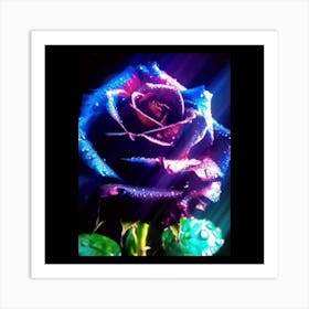 Purple Rose Art Print