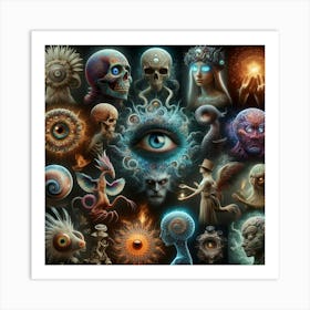 Psychedelic Art 9 Art Print