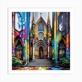 Sydney Cathedral 1 Art Print