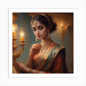 Indian Beauty 1 Art Print