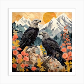 Bird In Nature Eagle 1 Art Print