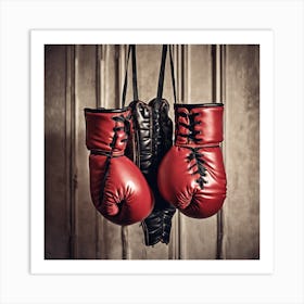 Boxing Gloves 1 Art Print
