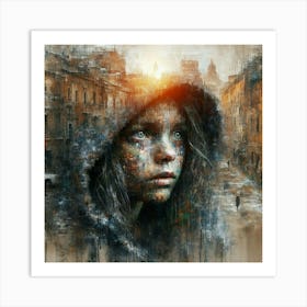 Street Girl Art Print