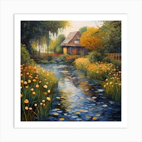 Canvas Whispers of Monet Art Print