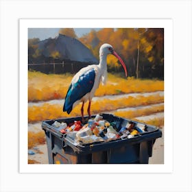 Bin days of yesteryear Art Print