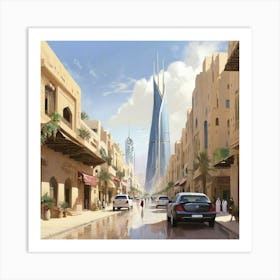 Bahrain City 2 Art Print