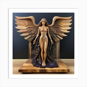 Angel With Wings Art Print