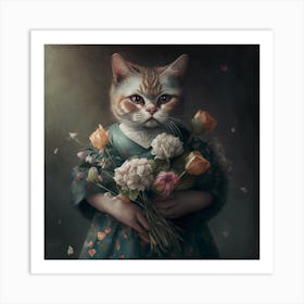 Madam Cat Art Print