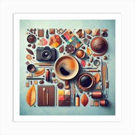 Coffee and Creativity 5 Art Print