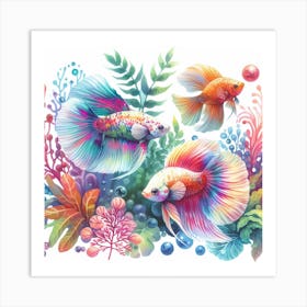 Aquarium fish 5 Art Print