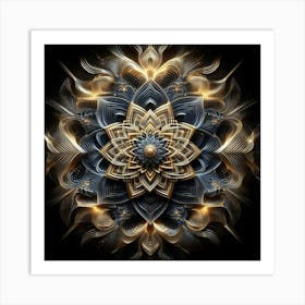 Fractal Mandala 2 Art Print