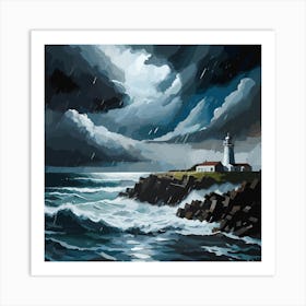 Stormy Sea Art Print