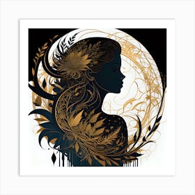 Woman In Gold Art Print