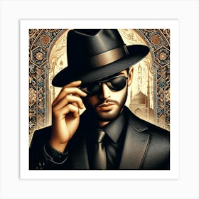 Creative Male Portrait 24 Art Print