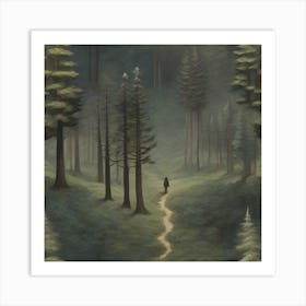 Forest Path Art Print