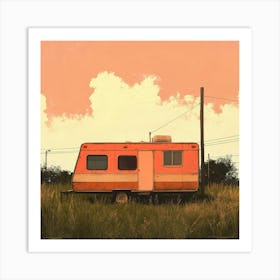 Rv Camper Art Print