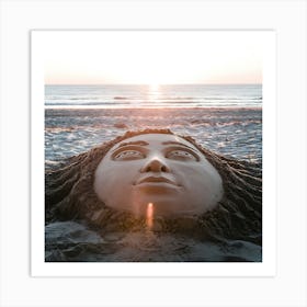 Symmetry In Sand Intricate Patterns Art Print