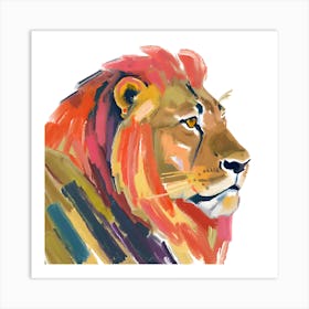 Asiatic Lion 02 Art Print