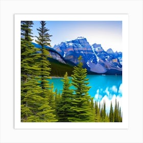 Lake Banff 2 Art Print