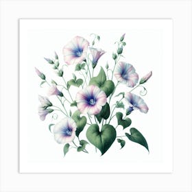 Flower of Convolves 3 Art Print