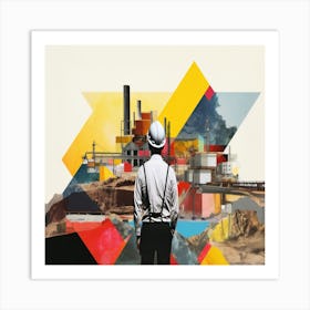 Construction Worker 1 Art Print