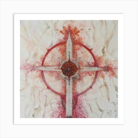 Cross Of Blood Art Print