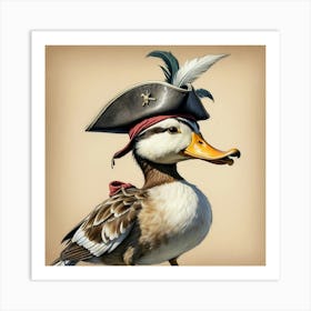 Pirate Duck 4 Art Print