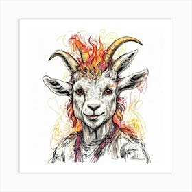 Goat! 20 Art Print