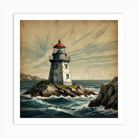 Lighthouse 9 Art Print