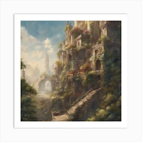 Fantasy Castle 11 Art Print