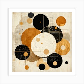 Abstract Circles Art Print