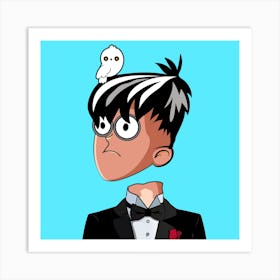 Hary Man In A Suit Art Print