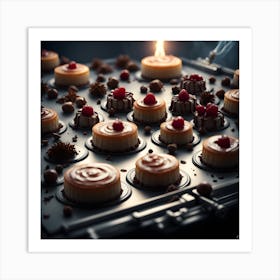 Desserts On A Tray Art Print