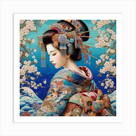 Geisha Art Print