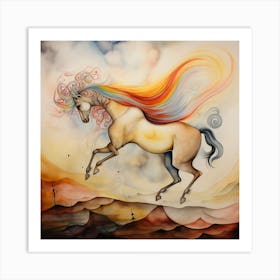 Surreal Horse Art Print