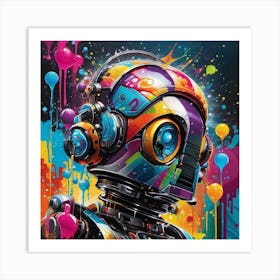 Robot 4 Art Print